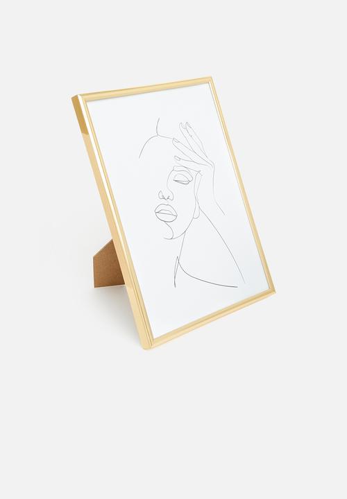 H&S - Linear photo frame - gold