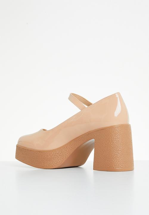 Superbalist - Felicity ankle strap block heel - blush