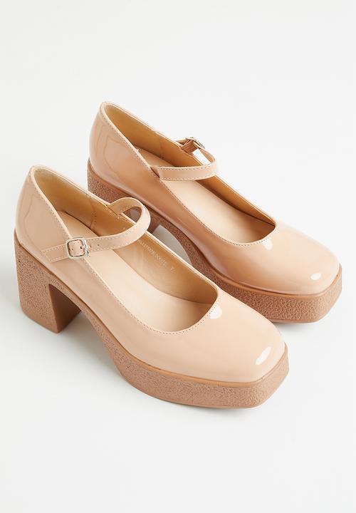 Superbalist - Felicity ankle strap block heel - blush