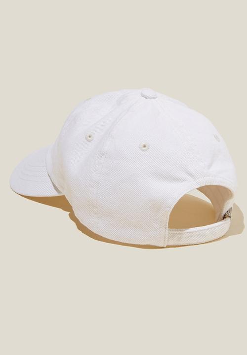 Rubi - Classic dad cap - washed denim & whitehaven