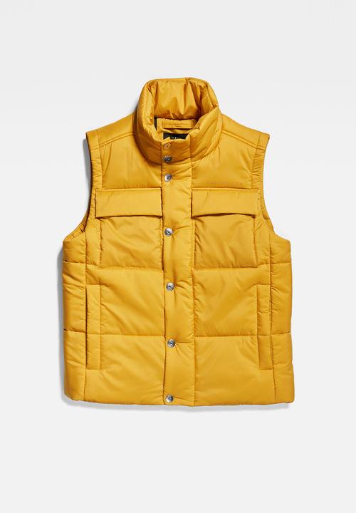 G-STAR - Foundation pdd vest - dull yellow