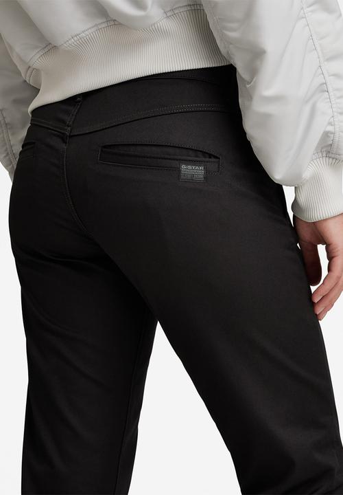 G-STAR - Kate boyfriend chino - dark black