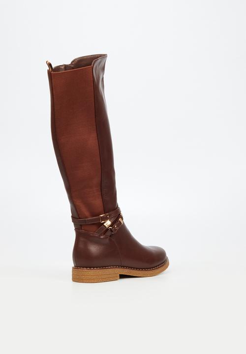 Miss Black - Dolinde 1 riding boot - chocolate