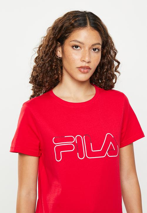 FILA - Colette T-shirt - chinese red