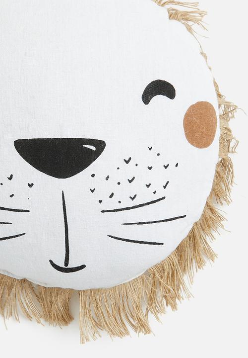 H&S - Smiley lion cushion -multi