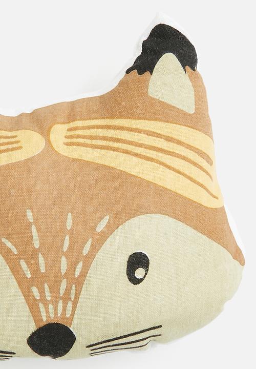 H&S - Forest fox cushion - multi