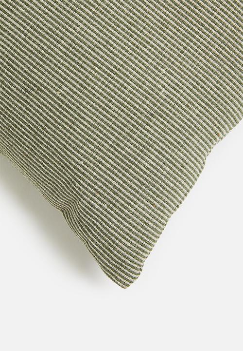 H&S - Button cushion- green