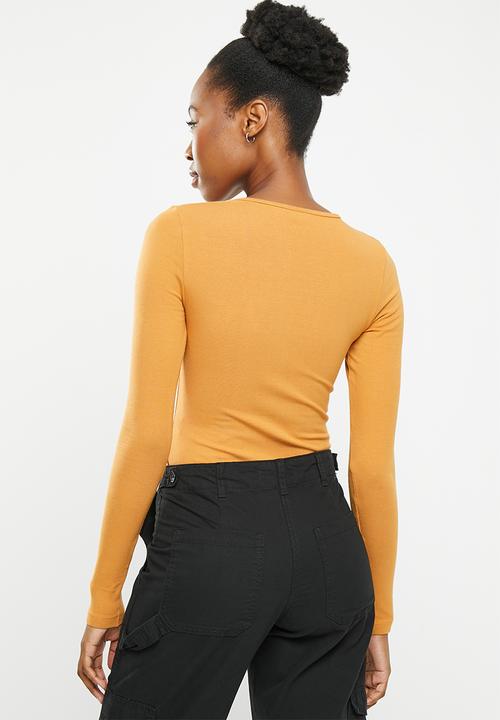 FILA - Cavalli long sleeve bodysuit - brown sugar