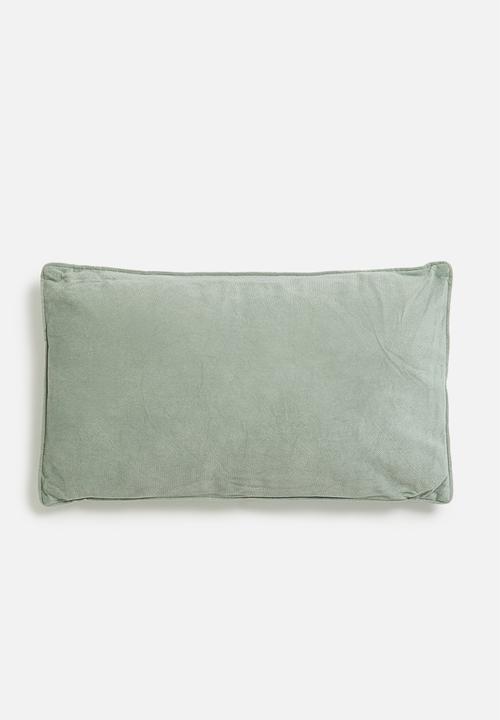 H&S - Velvet cushion -teal