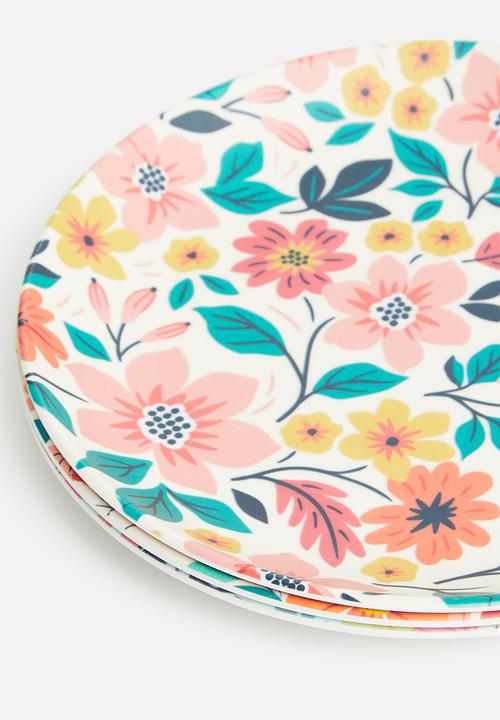 Excellent Houseware - Disty side plate set - multi