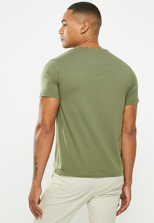 Cutty - Spice basic vneck tshirt - fatigue