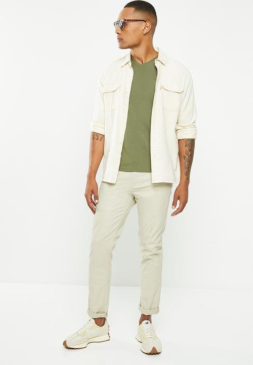 Cutty - Spice basic vneck tshirt - fatigue