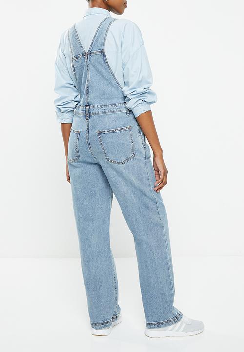 Cotton On - Maternity denim overall - rain blue