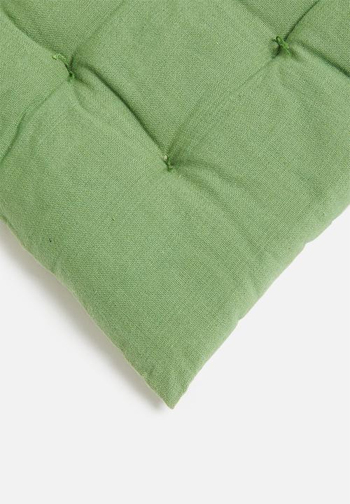 H&S - Outdoor seatpad set of 2 - green