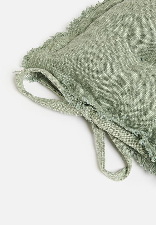 H&S - Outdoor seatpad set of 2 - green