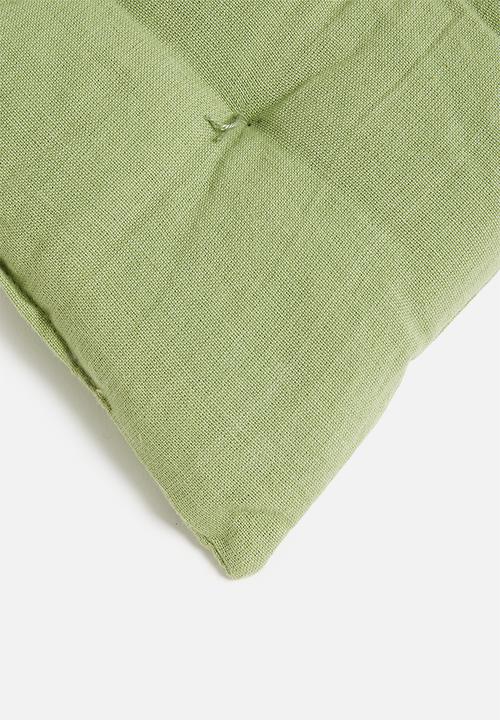 H&S - Outdoor seatpad set of 2 - light green