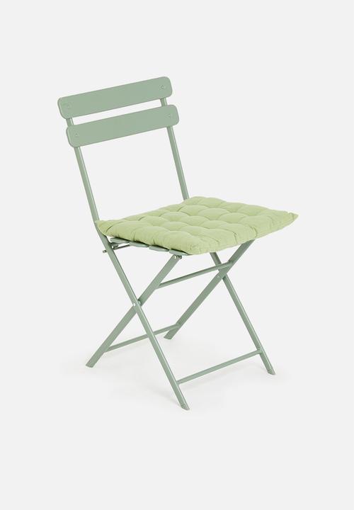 H&S - Outdoor seatpad set of 2 - light green