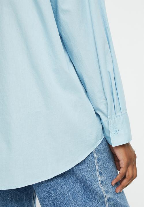 Cotton On - Maternity dad shirt - shoreline blue 