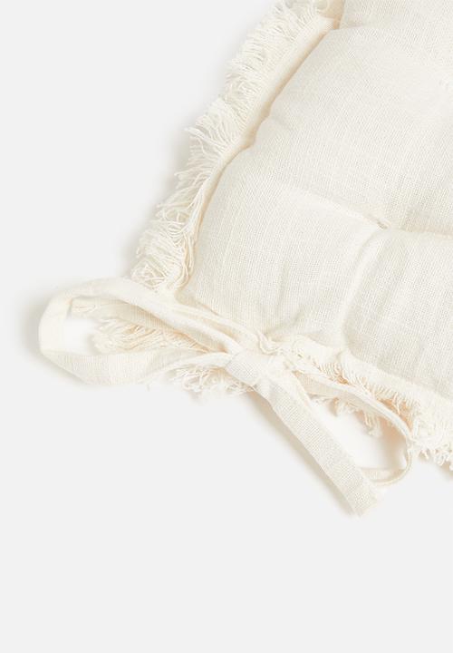 H&S - Outdoor seatpad set of 2 - cream