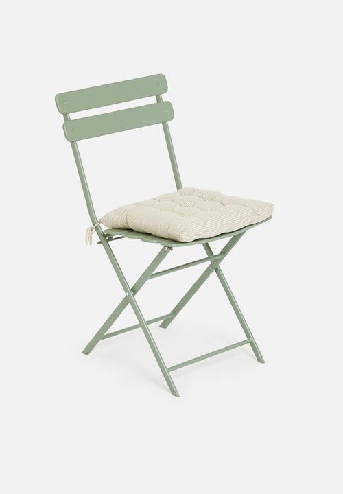 H&S - Matt outdoor seat set of 2 - beige 