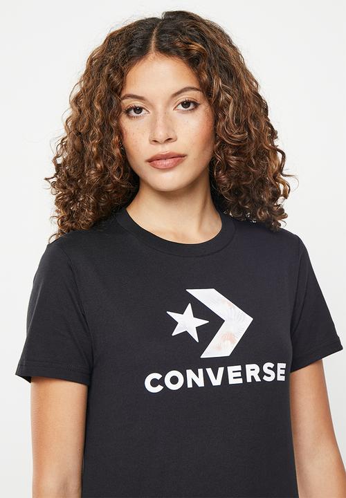 Converse - Seasonal star chevron short sleeve tee - converse black
