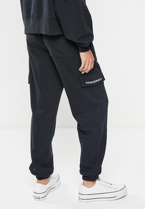Converse - Fashion knit cargo jogger - converse black
