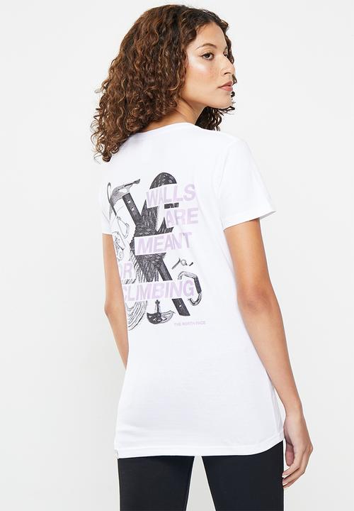 The North Face - W s/s outdoor graphic tee - tnf white