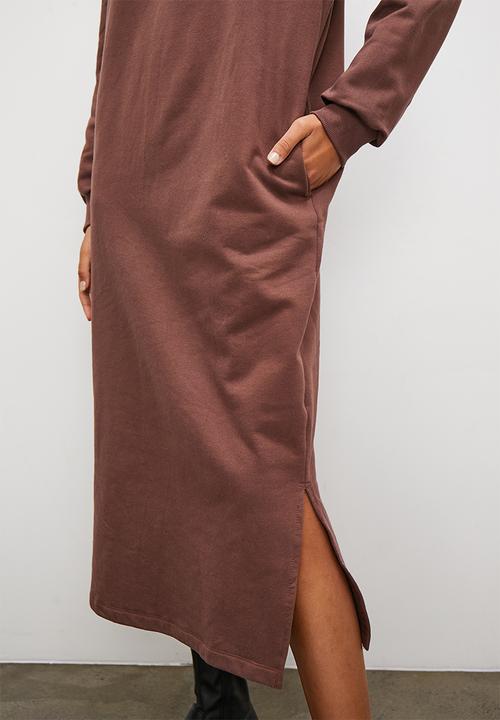 Superbalist - Sweat dress - chocolate