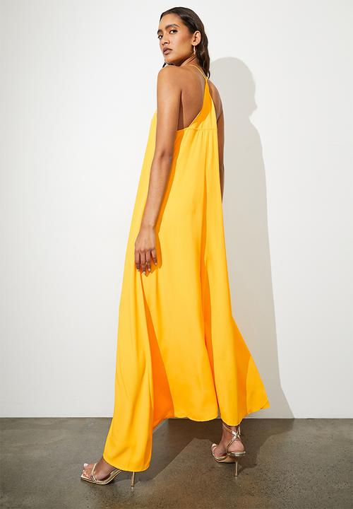 Superbalist - Back detail maxi dress - yellow 