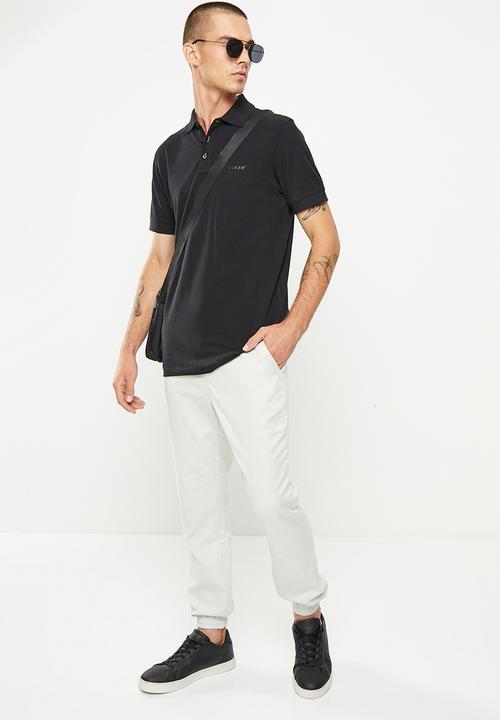 urban° - Mens urban light elasticated denim  jogger - grey melange
