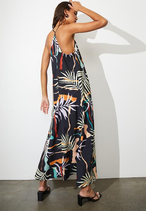 Superbalist - Back detail maxi dress - blackleaf