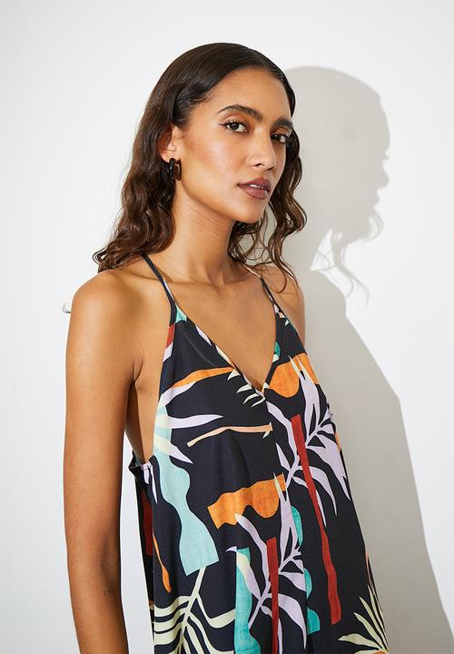 Superbalist - Back detail maxi dress - blackleaf