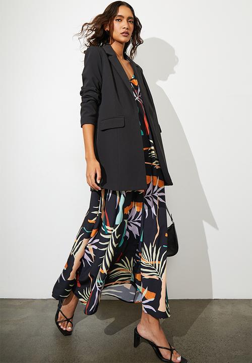 Superbalist - Back detail maxi dress - blackleaf