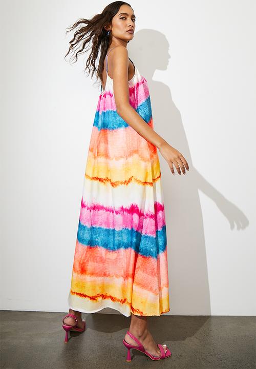 Superbalist - Trapeze maxi dress - yellow ombre