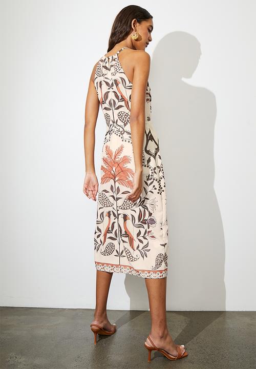 Superbalist - Halterneck dress - ecru