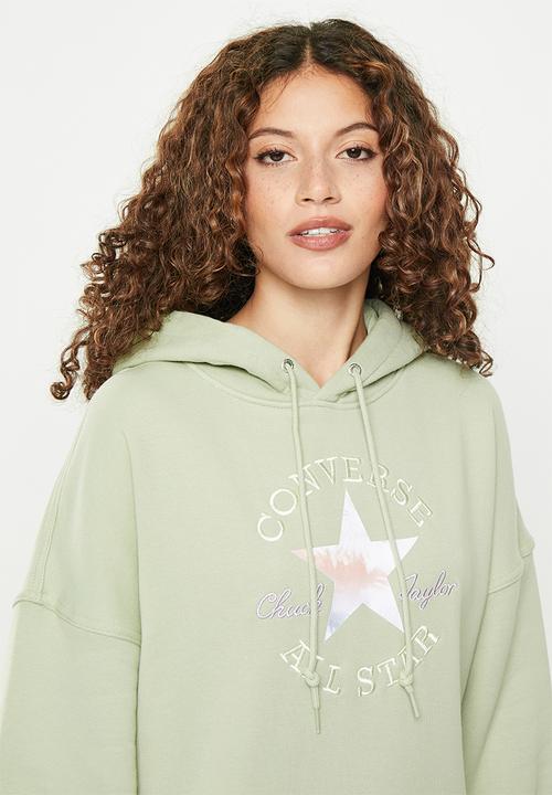 Converse - Chuck patch graphic os hoodie - summit sage