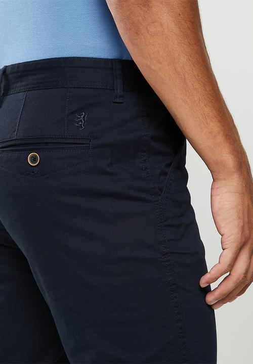 Pringle of Scotland - TAILORED/SLIM FIT PANT - navy