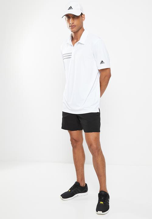 adidas Performance - Men's 3-stripes chest polo - white