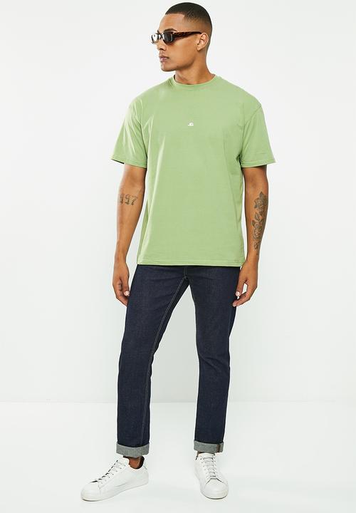 Jonathan D - Duke branded crew neck tshirt - jade