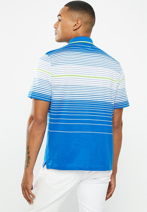 Jonathan D - Double  mercerized ss golfer regular fit - blue