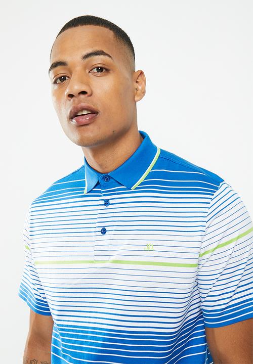 Jonathan D - Double  mercerized ss golfer regular fit - blue
