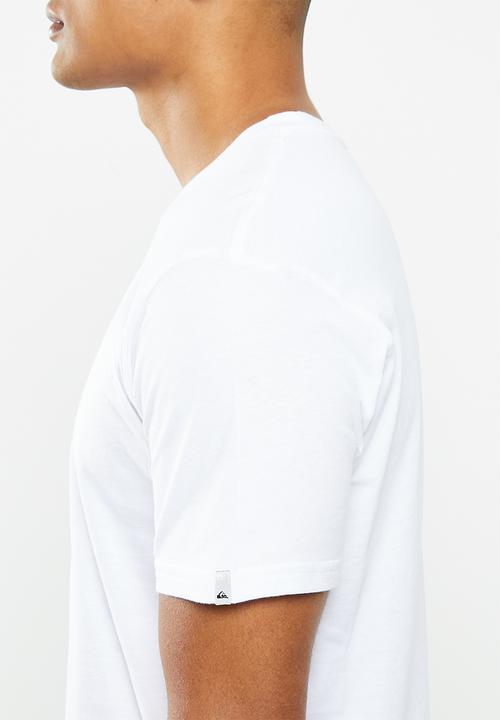 Quiksilver - Corp logo short sleeve - white