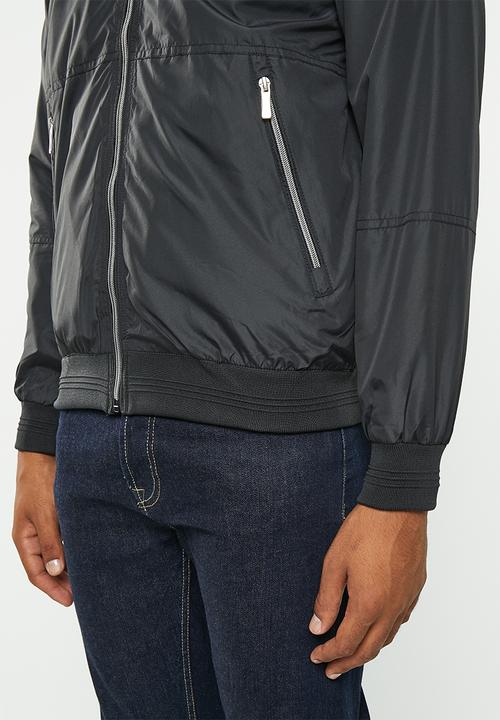 Jonathan D - Olympus zip through jacket - black