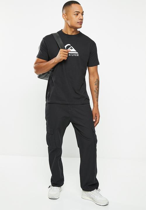 Quiksilver - Corp logo short sleeve - black