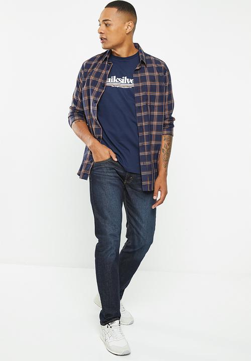 Quiksilver - Between the lines short sleeve - navy blazer