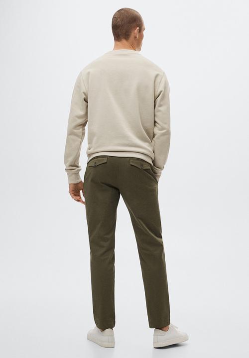 MANGO - Trousers prato - beige38
