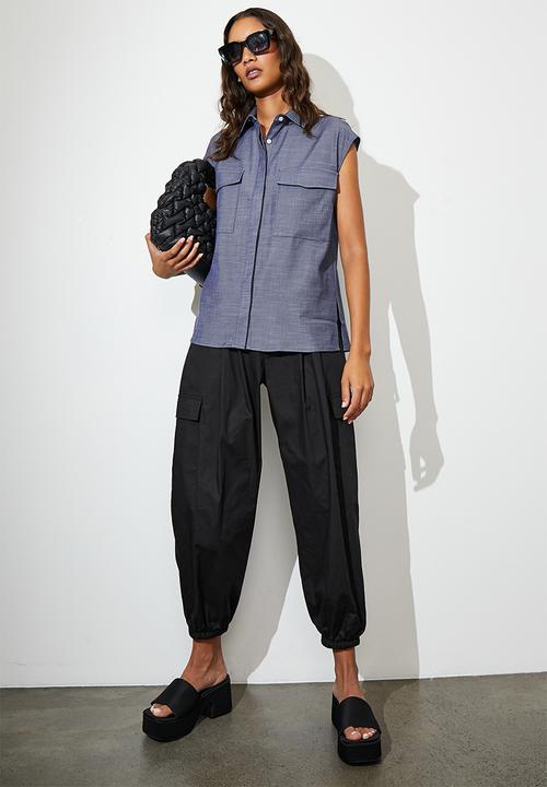 Superbalist - Chambray utility shirt - indigo