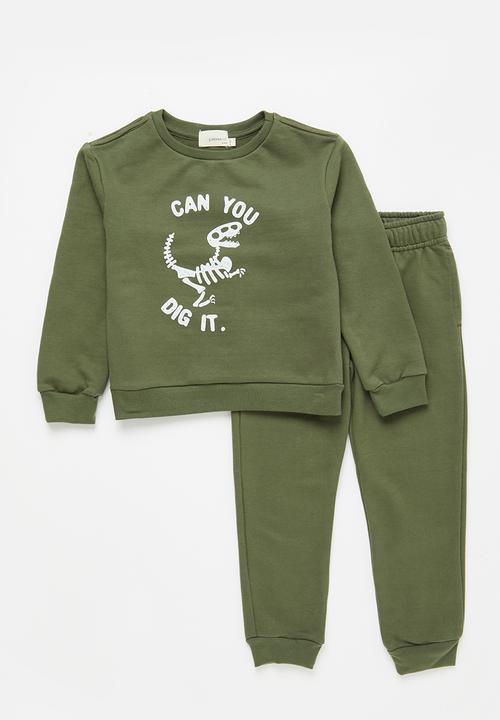 Superbalist - Tracksuit set - fatigue