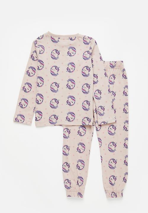 Superbalist - Aop winter pj set - pink