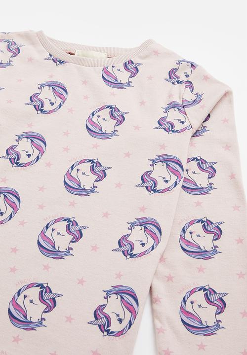 Superbalist - Aop winter pj set - pink